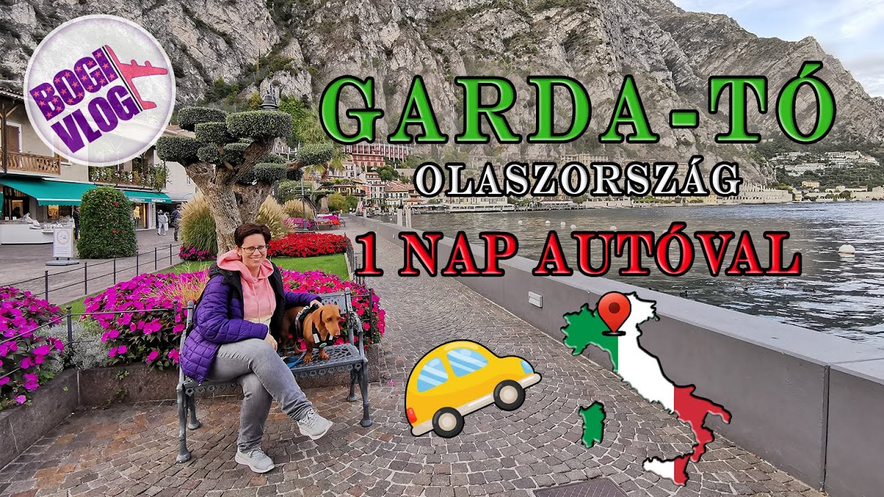 BogiVlog - 1 nap a Garda-tónál autóval (Olaszország)