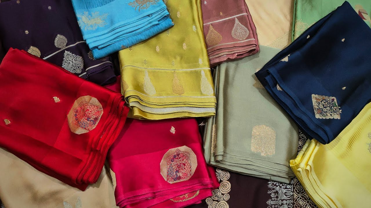 Banarasi Pure Mashru Silk Saree Holesale Prices