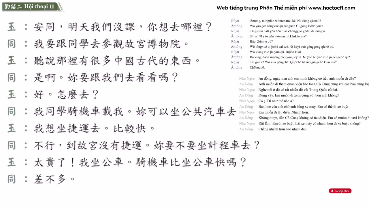 Luyện nghe hội thoại Giáo Trình Đương Đại 1