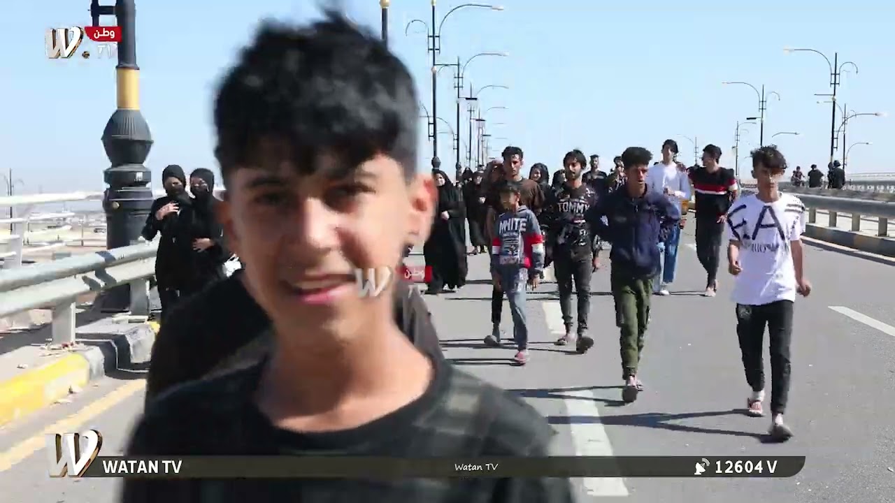 تغطية مراسيم زيارة الامام الكاظم في جامع خطوة الامام علي عليه السلام