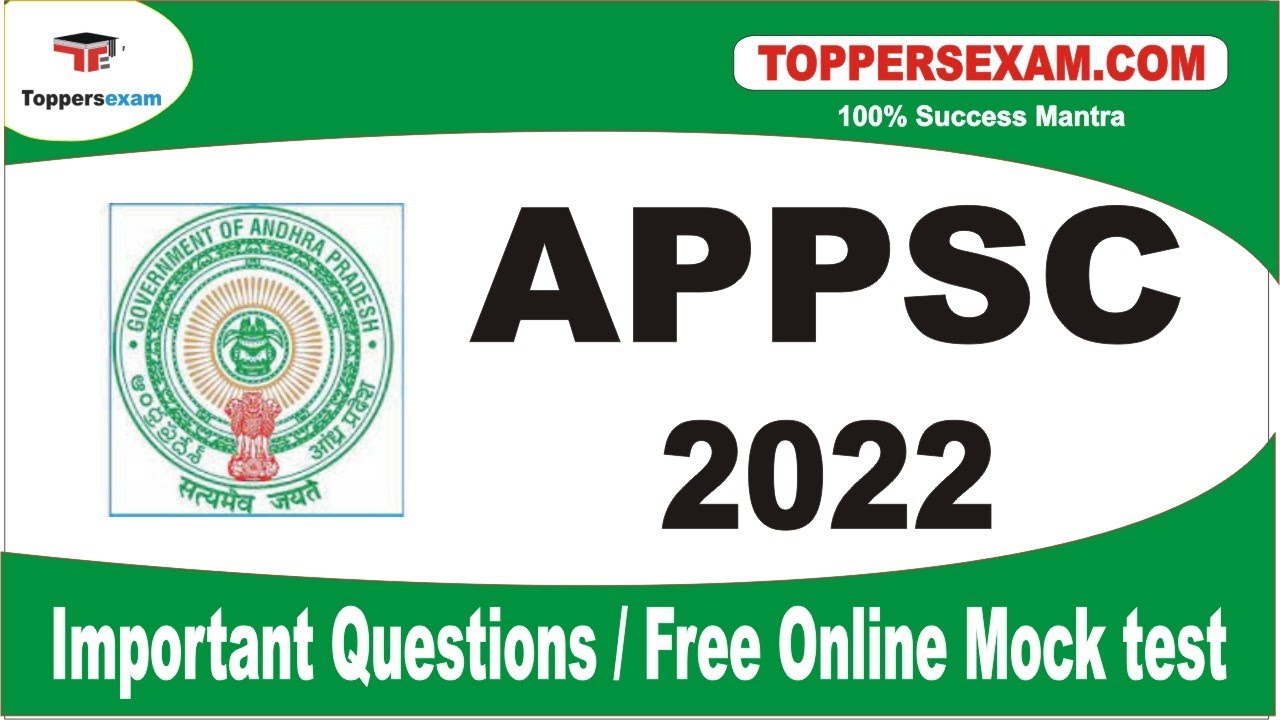 Preparation Tips & Strategy For APPSC | Important Questions 2022 | Free Online Mock Test | Syllabus