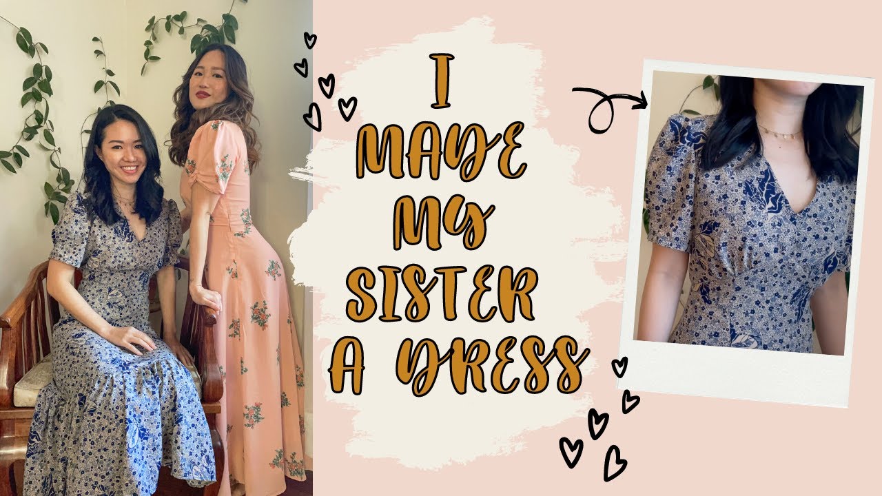 I Made My Sister A Dress ♥️ Using Simplicity S8875 & Sustainable Fabric