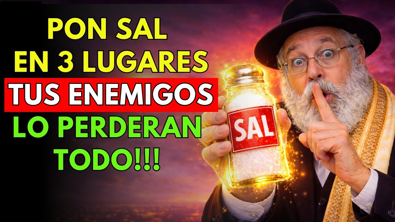 3 Lugares Secretos donde La Sal Atrae ABUNDANCIA y Aleja Todo lo Malo | Sabiduría Judía