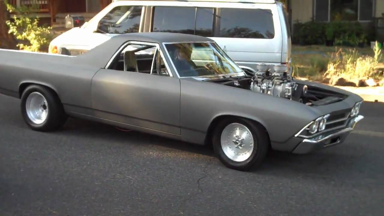 Elcamino, El camino, chevy, drag race,blown,smallblock ,test run