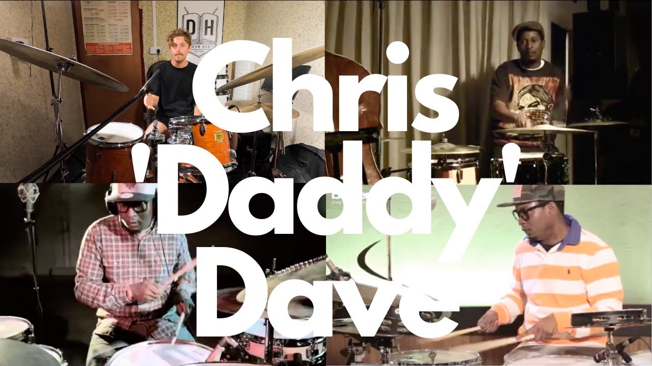 Three SICK Chris 'Daddy' Dave drum beats with notation