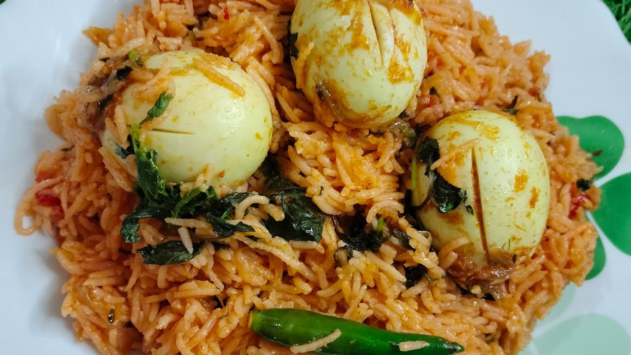 झटपट और स्वादिस्ट अंडा बिरयानी कुकर में | Egg Biryani In Pressure Cooker | Biryani by Mubeen Zaika 