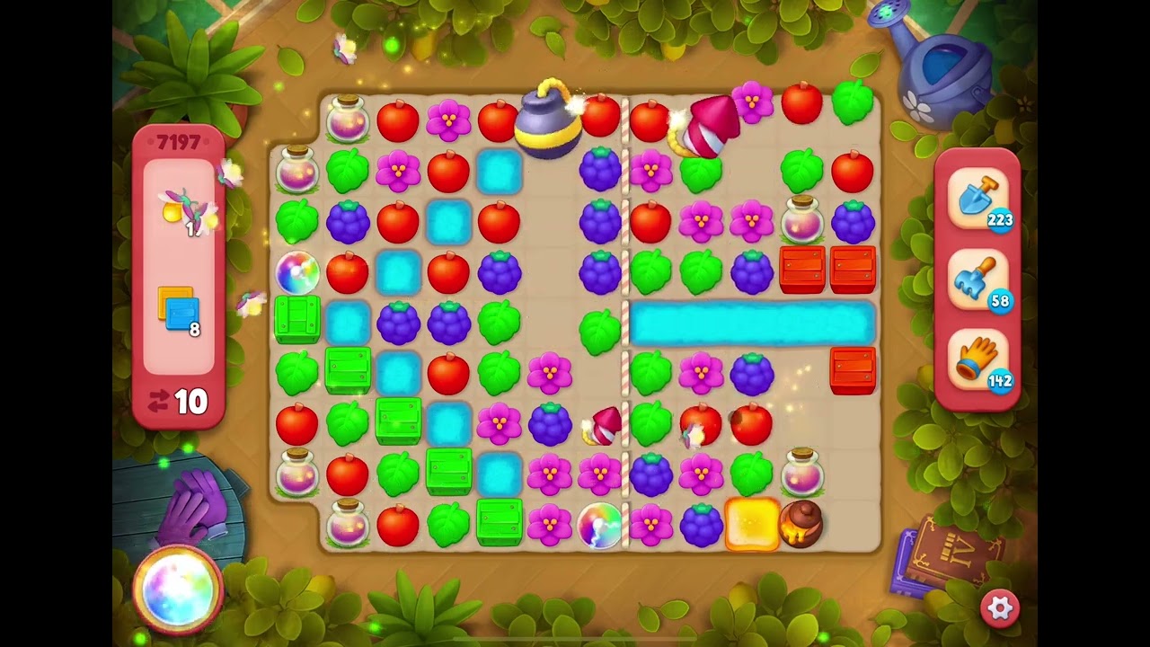 GardenScapes Level 7197 no boosters