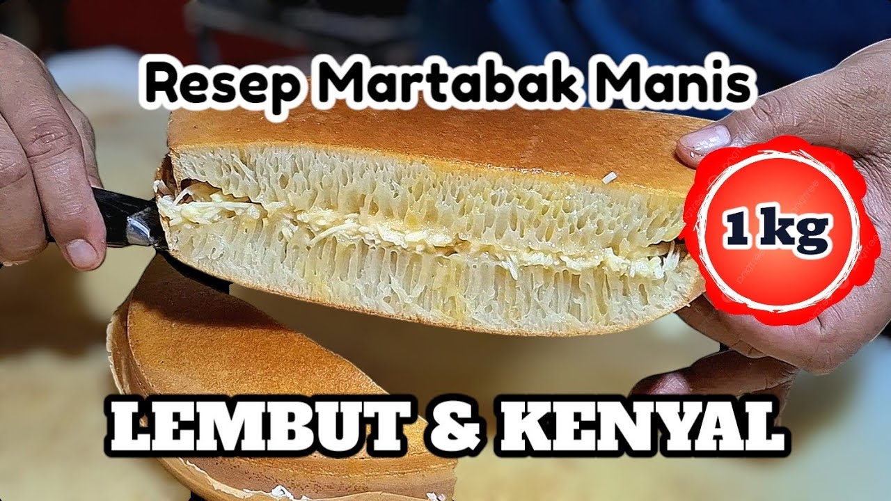 Resep Martabak Manis Lembut & Kenyal | 1 kg