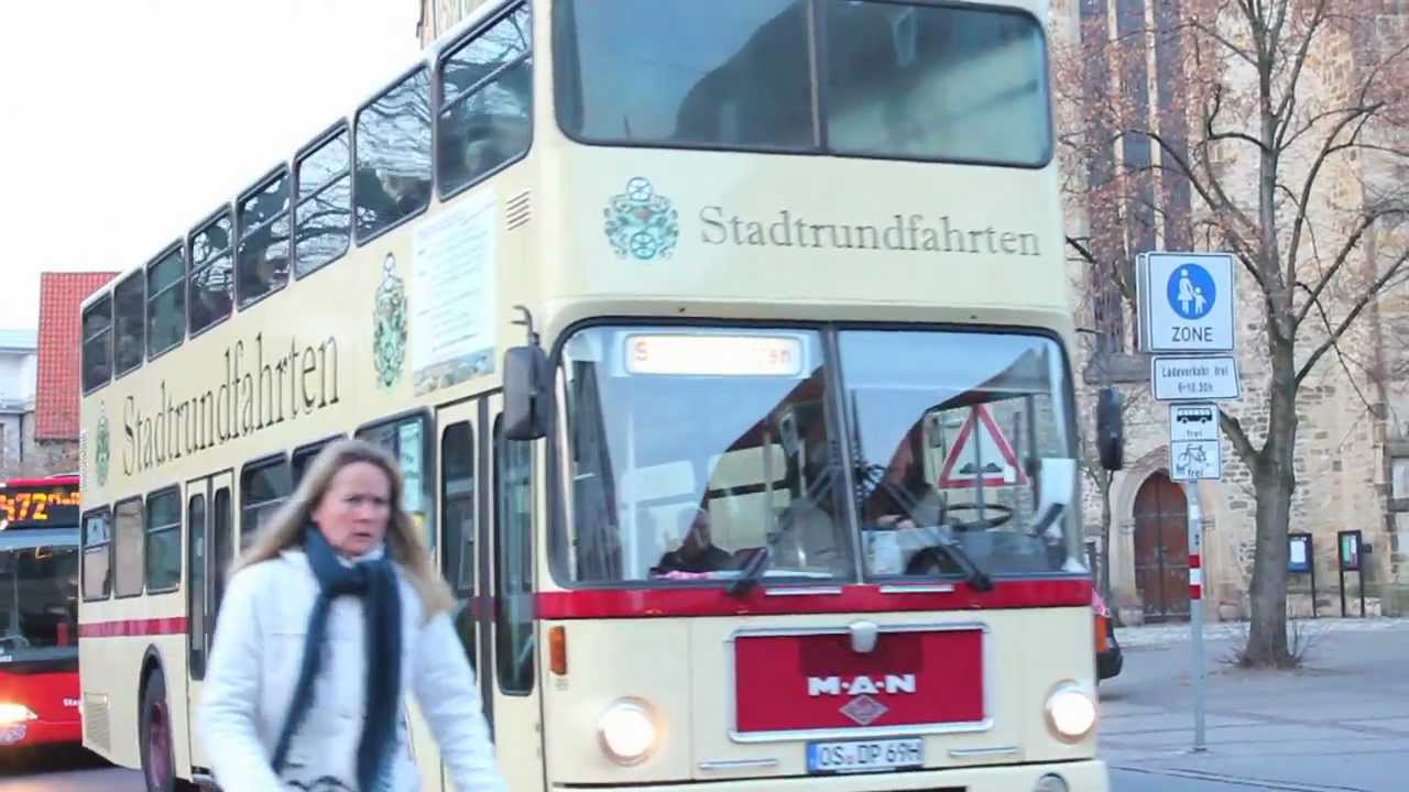 Stadtrundfahrt per Bus (MAN SD 200) durch Osnabrück