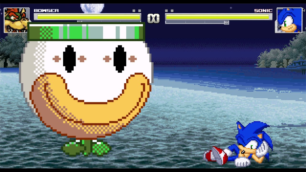 (M.U.G.E.N Request) Bowser vs Sonic