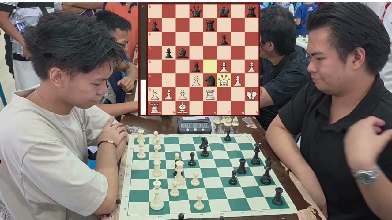 Carl Daluz vs FM Christian Mark Daluz | Roller-Coaster Blitz Battle | Bicol Chess Open 2025