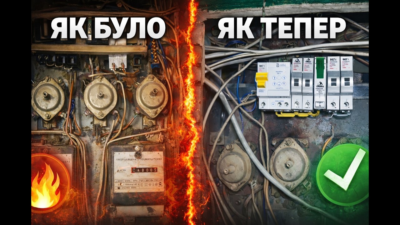 Зробив безпечно для первой учительницы ❤️ | Обновление электрики