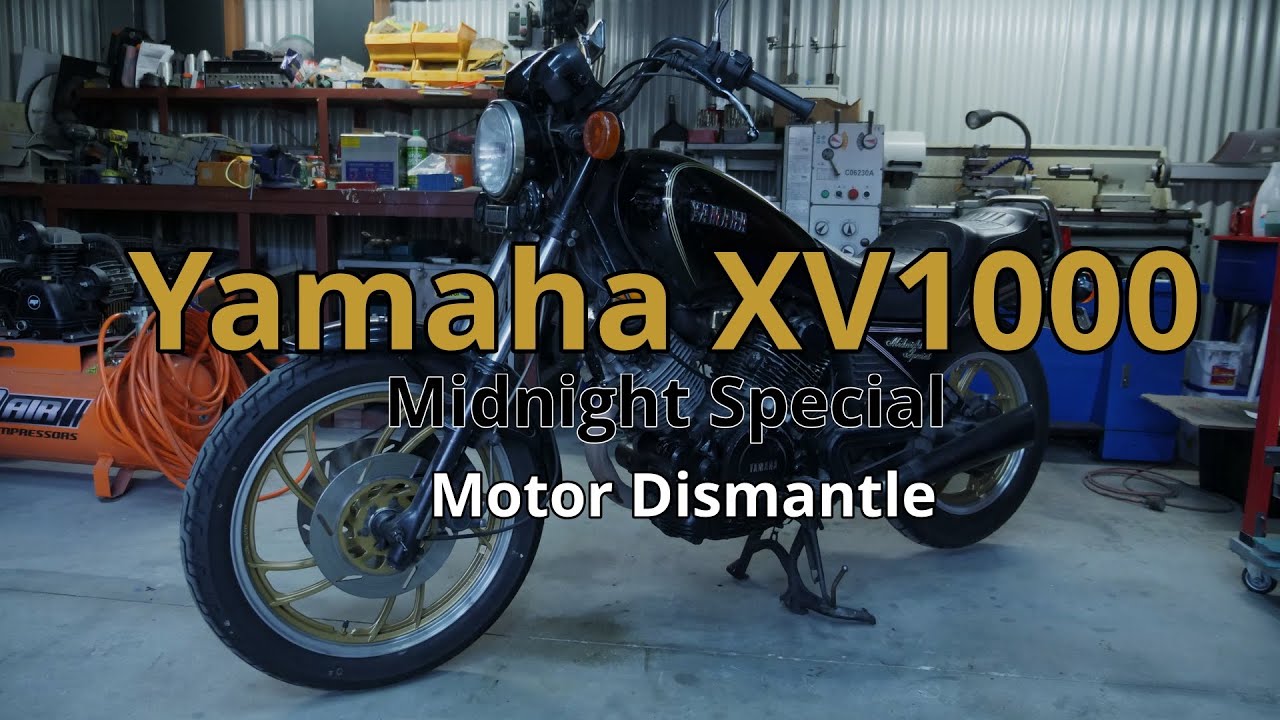 Yamaha XV1000 Midnight Special Top End Dismantle