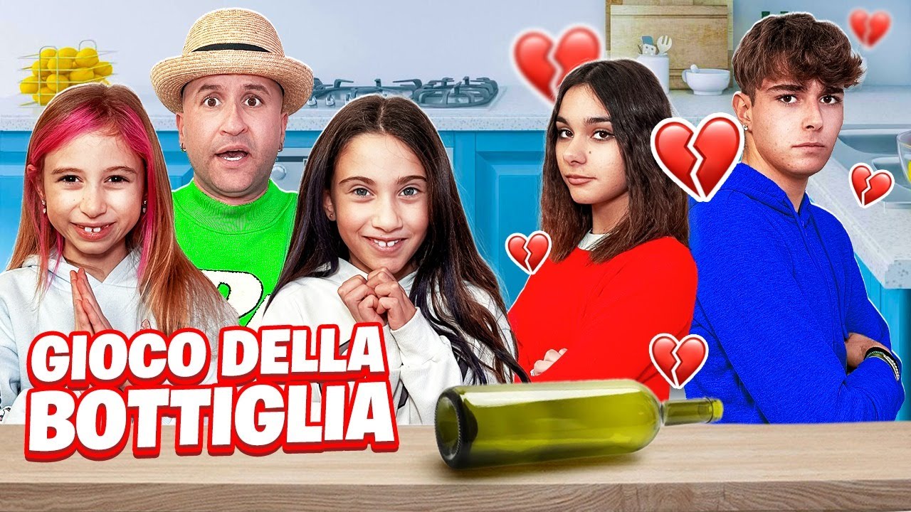 GIOCHIAMO AL GIOCO DELLA BOTTIGLIA GIGANTE CON GIADA E MAMMA NADIA E TUTTI I NOSTRI AMICI!