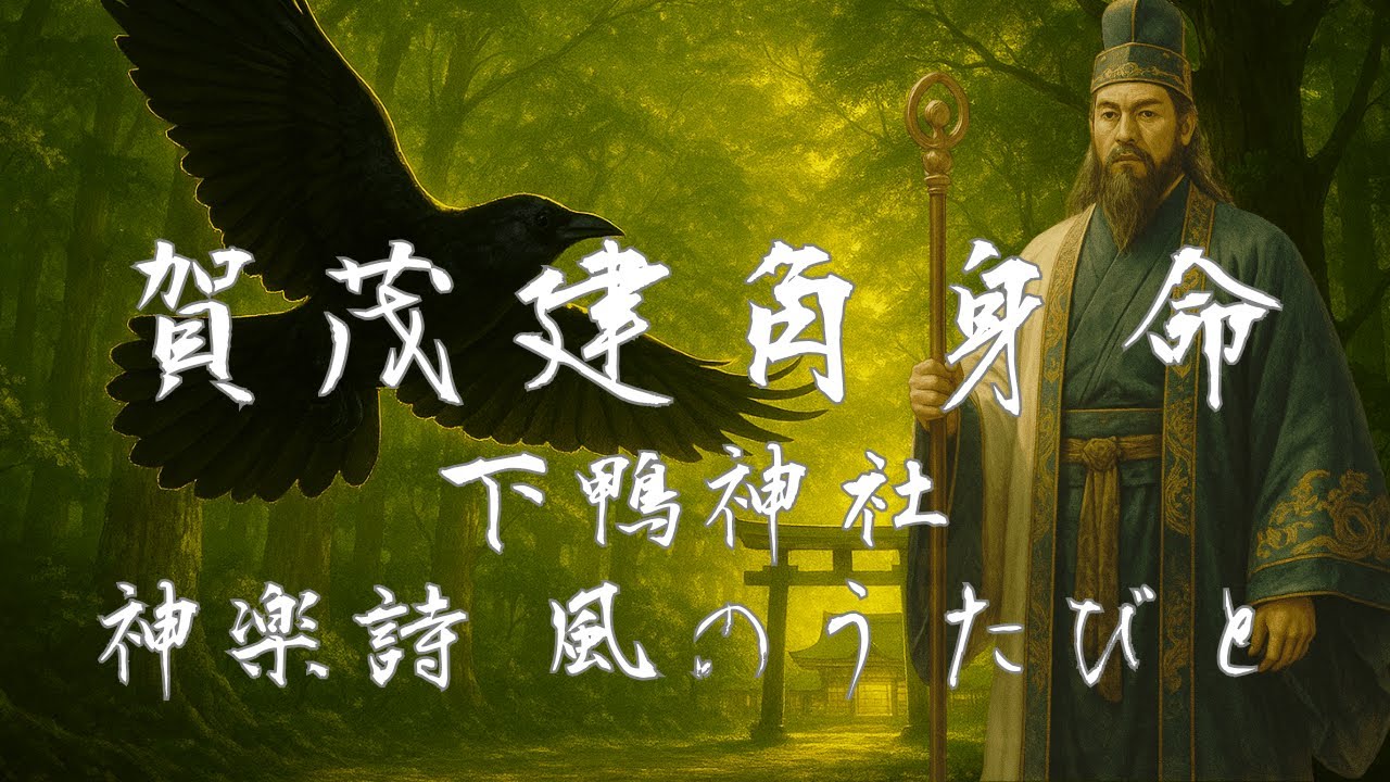 【世界遺産/下鴨神社】八咫烏の正体！最強の導きの神「賀茂建角身命」の秘密  神樂詩シリーズ  賀茂建角身命