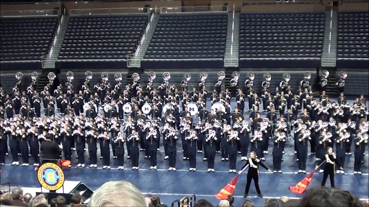Gonna Fly Now - Michigan Marching Band 2012 @ Crisler Concert