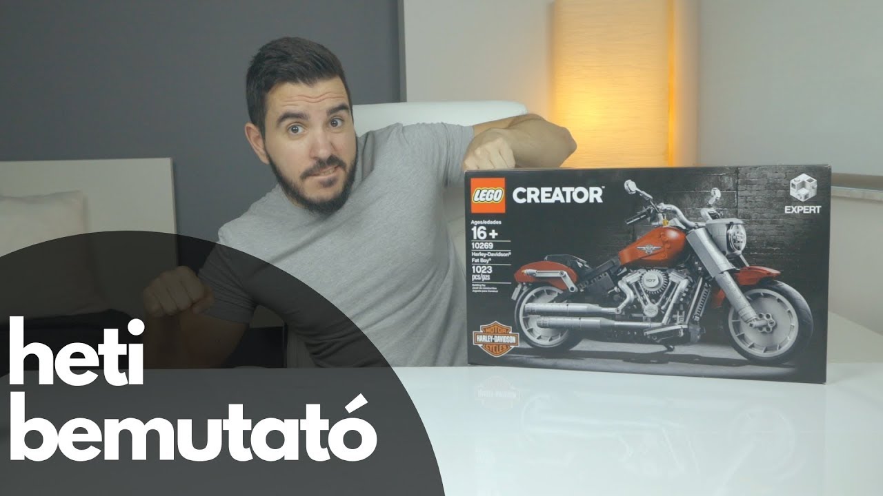 Szelíd motoros- lego 10269 Harley-Davidson Fat Boy bemutató