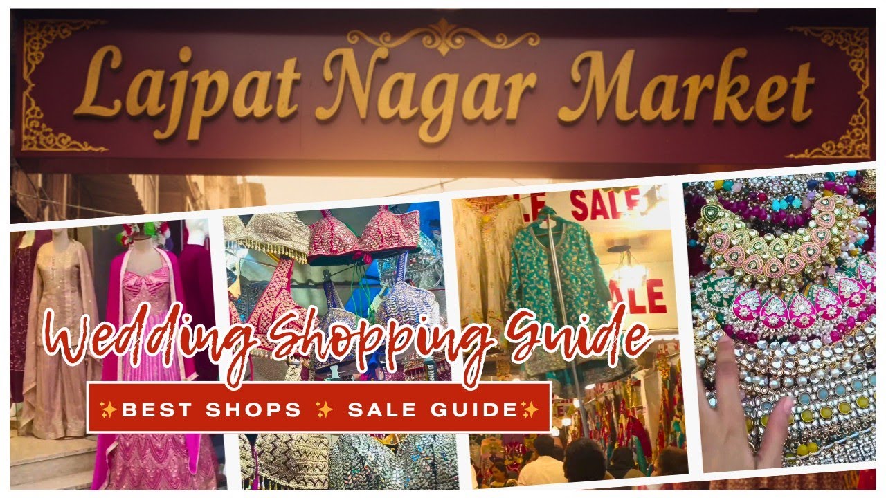 Lajpat Nagar Market delhi | Wedding collection | Party wear, suits, Lehengas, Bags, Heels & Jewelry 