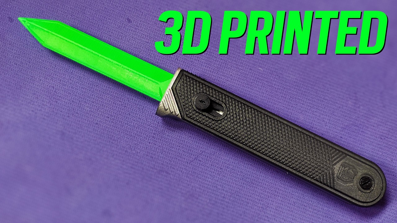 Toy Gravity Knife - 3D Printed - Print Ideas - Best Free 3D Models