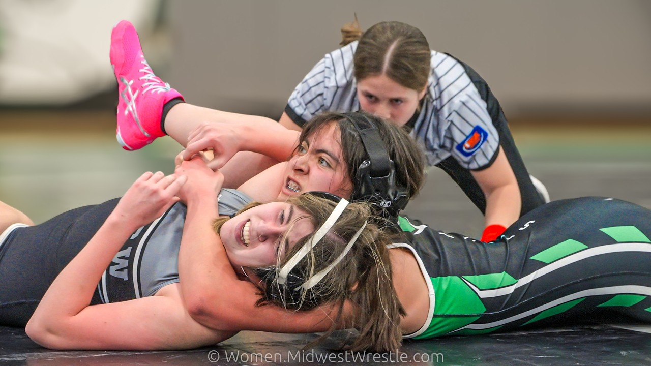 145 – Bella Kelley {G} of Geneseo IL vs. Kate Bohms {R} of Lincoln Way Girls Wrestling IL