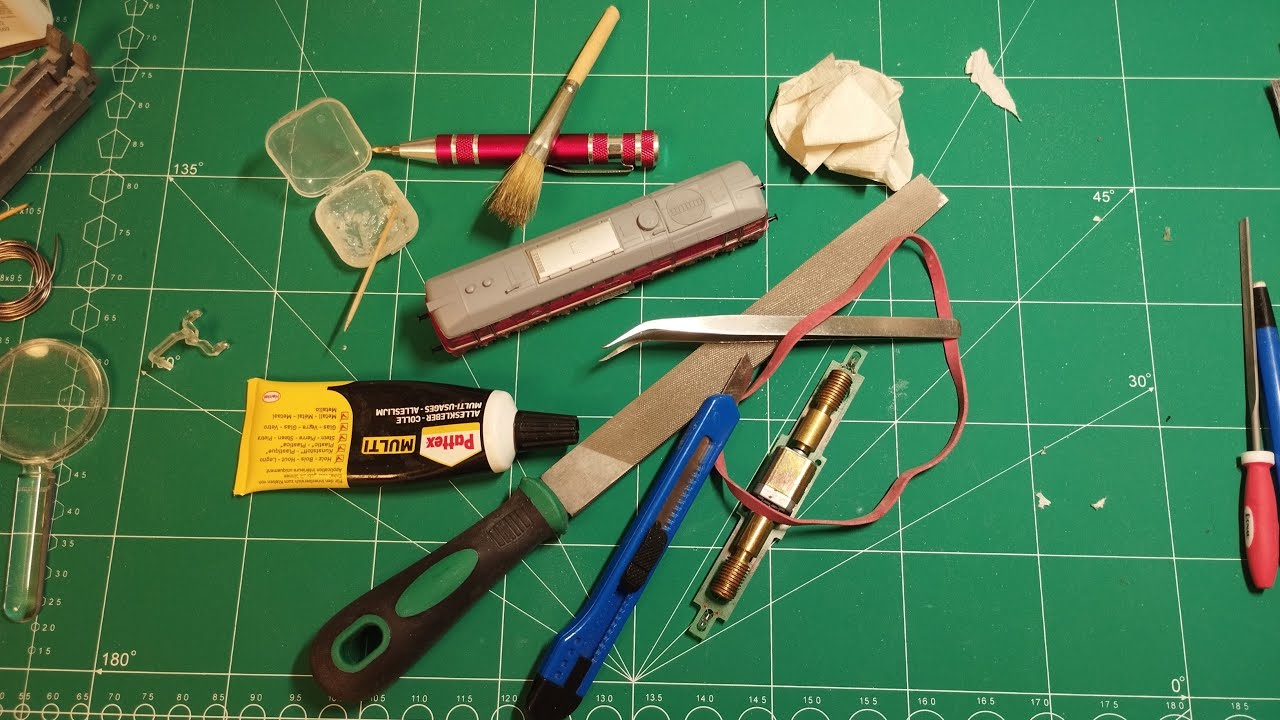 Reparatur BR 120 Tillig Zinkpest ,  Kasi´s Modellbahn TT Basteleien Teil #11