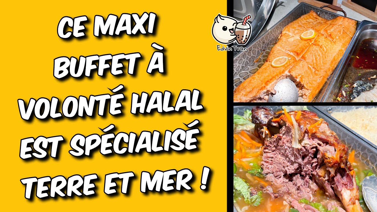 Ce MAXI BUFFET à VOLONTÉ HALAL est INCROYABLE !📍Wok Grill à MEAUX #asianfood  #halal #vlog
