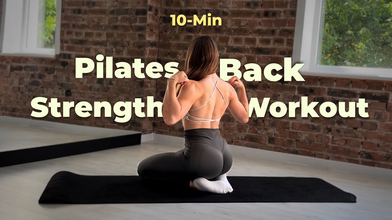 10-Min Pilates Routine for Back Strength & Posture