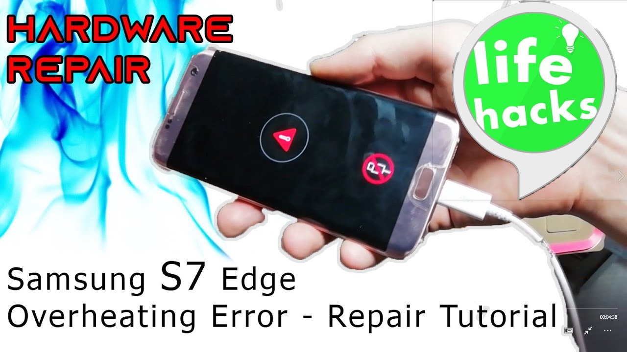 Samsung S7 Edge G935F Overheating Error Issue  Repair Tutorial erro de superaquecimento do telefone