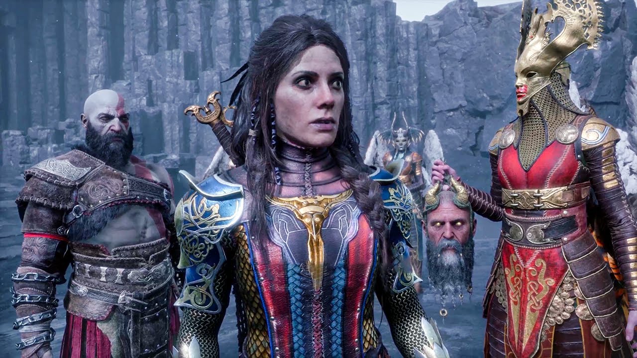 Kratos Admits He Likes Freya and Joins Her (All Romance Scenes) - God of War Ragnarok Valhalla