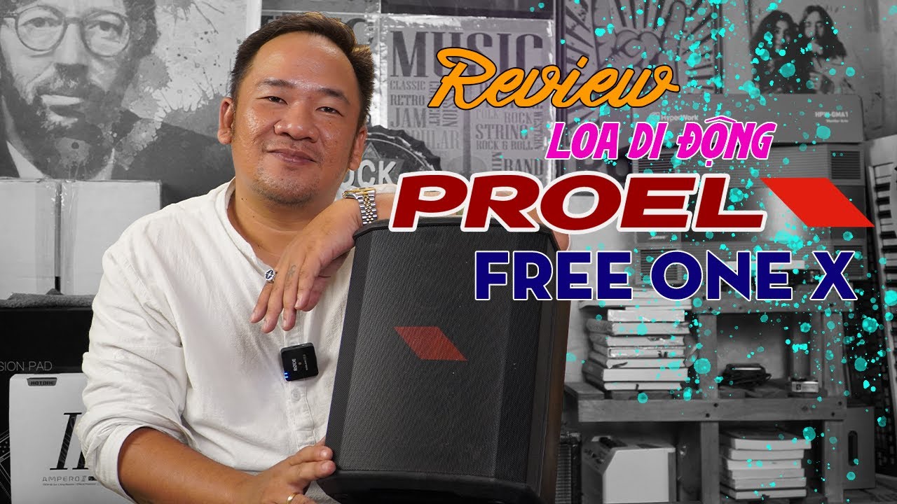 REVIEW LOA DI ĐỘNG PROEL- NHỎ MÀ CÓ VÕ- GIÁ 9TR9.