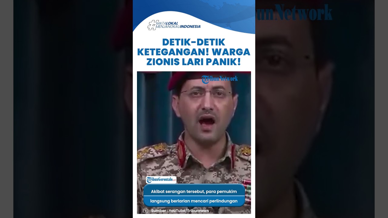 KARMA DATANG! Rudal Yaman Hantam Israel, Warga Zionis Kocar-kacir!