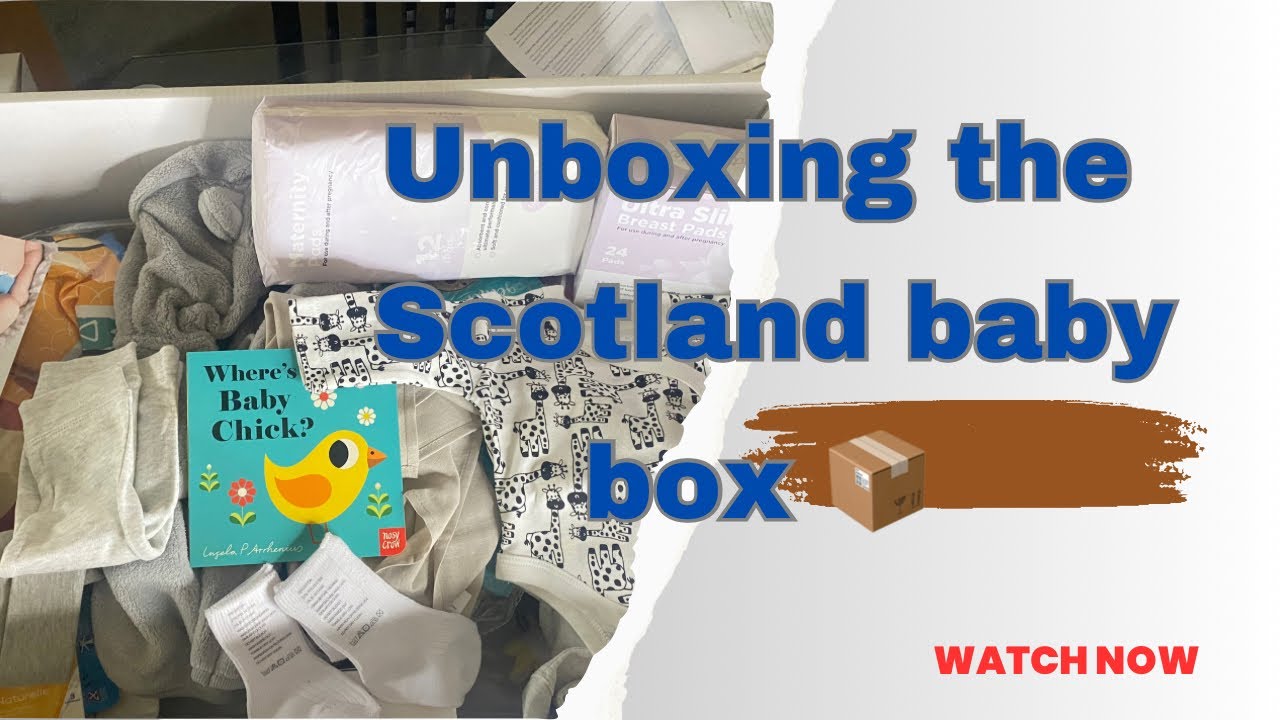 UNBOXING FREE  BABY BOX 📦 with a BED / SCOTLAND | check what I got in the box
