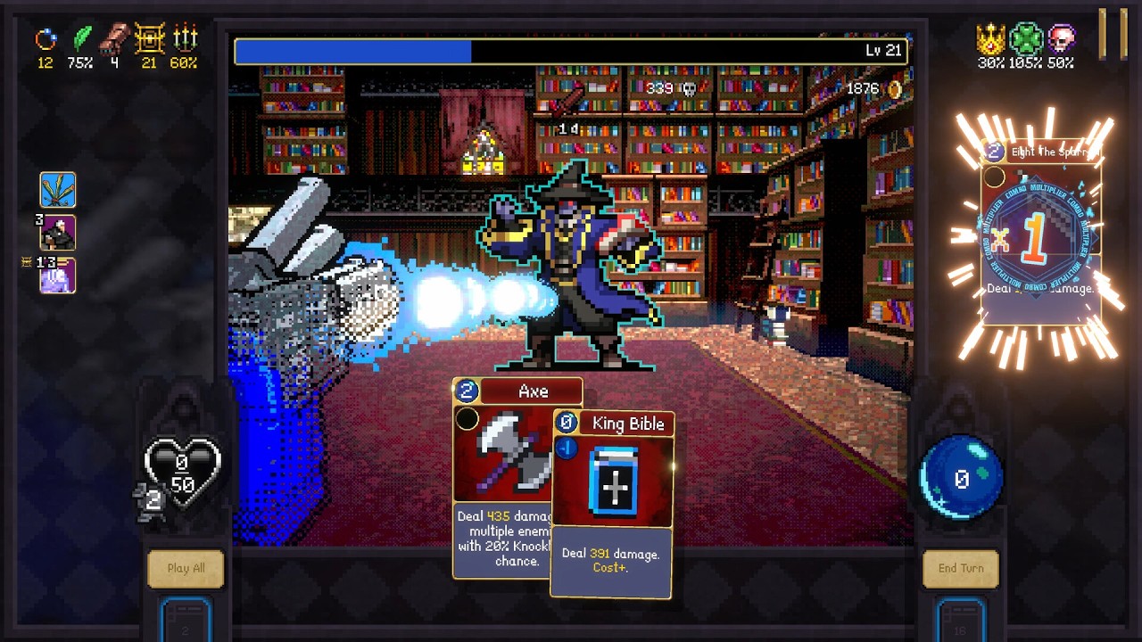 Vampire Crawlers Demo Gameplay - Card Battler with RETRO VIBES!