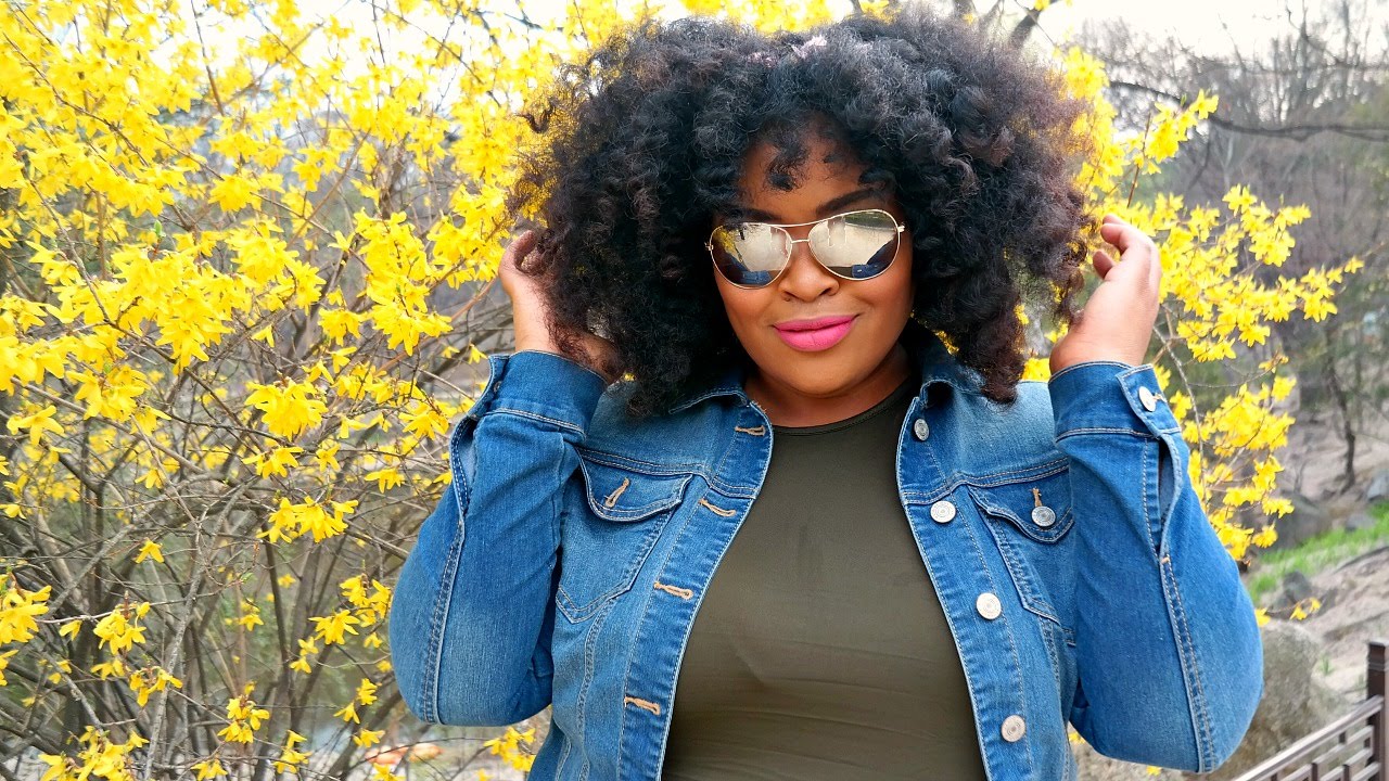 Fluffy Spring Curls on Natural Hair