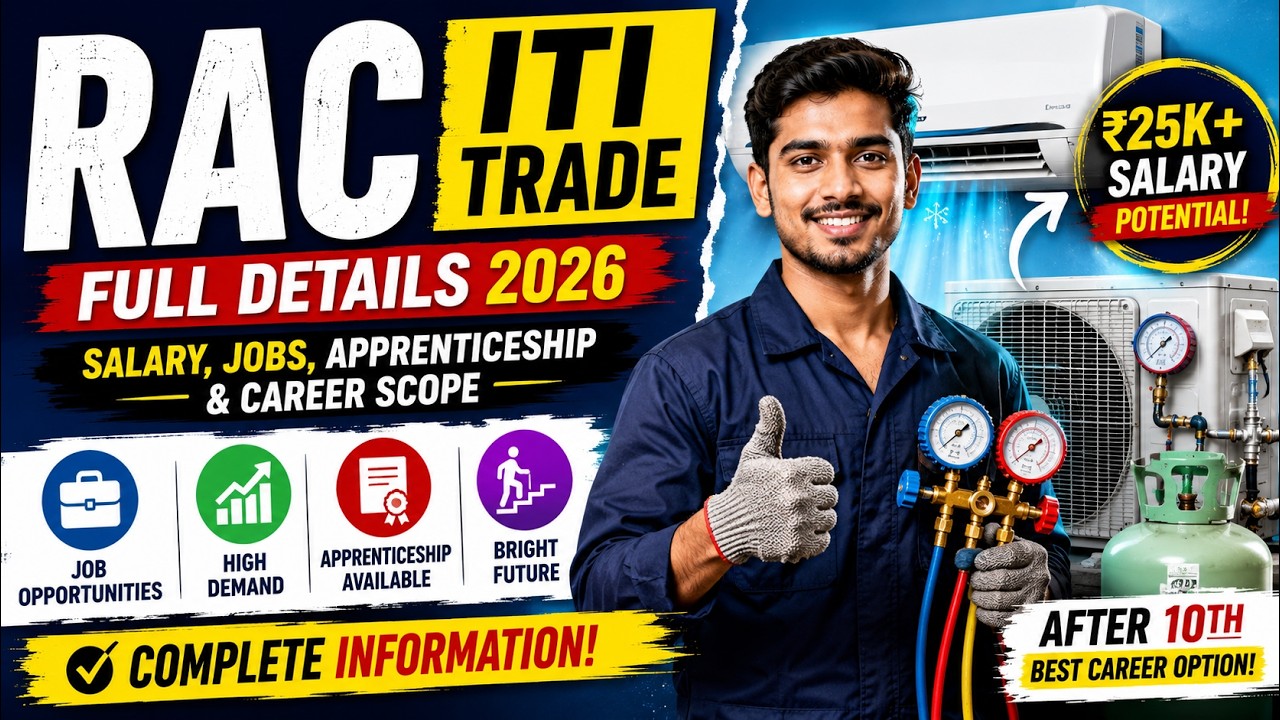 Mechanic Refrigeration & Air Conditioning (RAC) Trade | ITI RAC Trade Full Details | Salary, Jobs