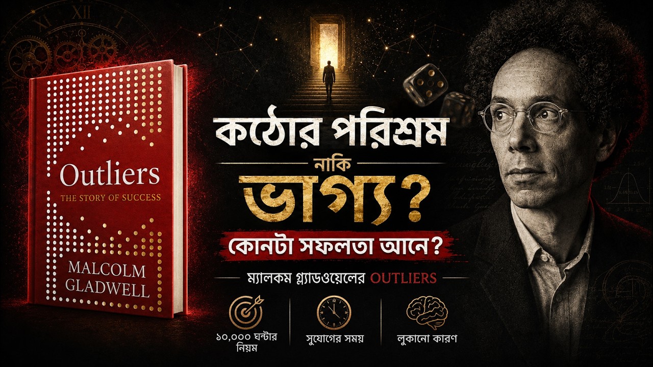 সফল ব্যাক্তিরা বাস্তবে কিসের জোরে সফল হয়? | Outliers by Malcom Gladwell summary in Bangla