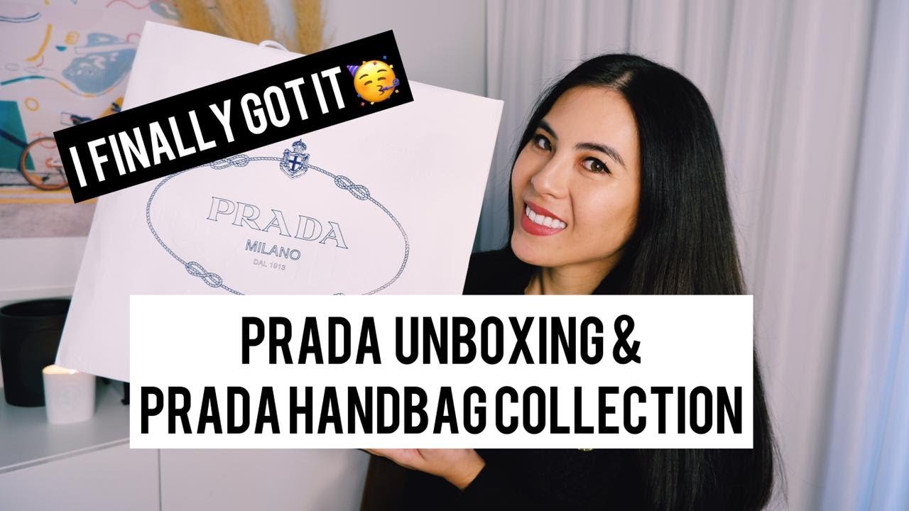 PRADA UNBOXING & PRADA HANDBAG COLLECTION