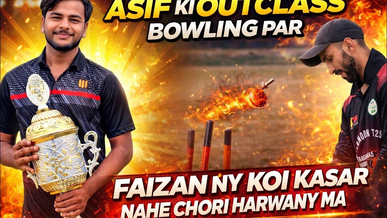OUTCLASS BOWLING SPEEL ASIF KOBRA | TENNIS CRICKET RAMDAN TOURNAMENT