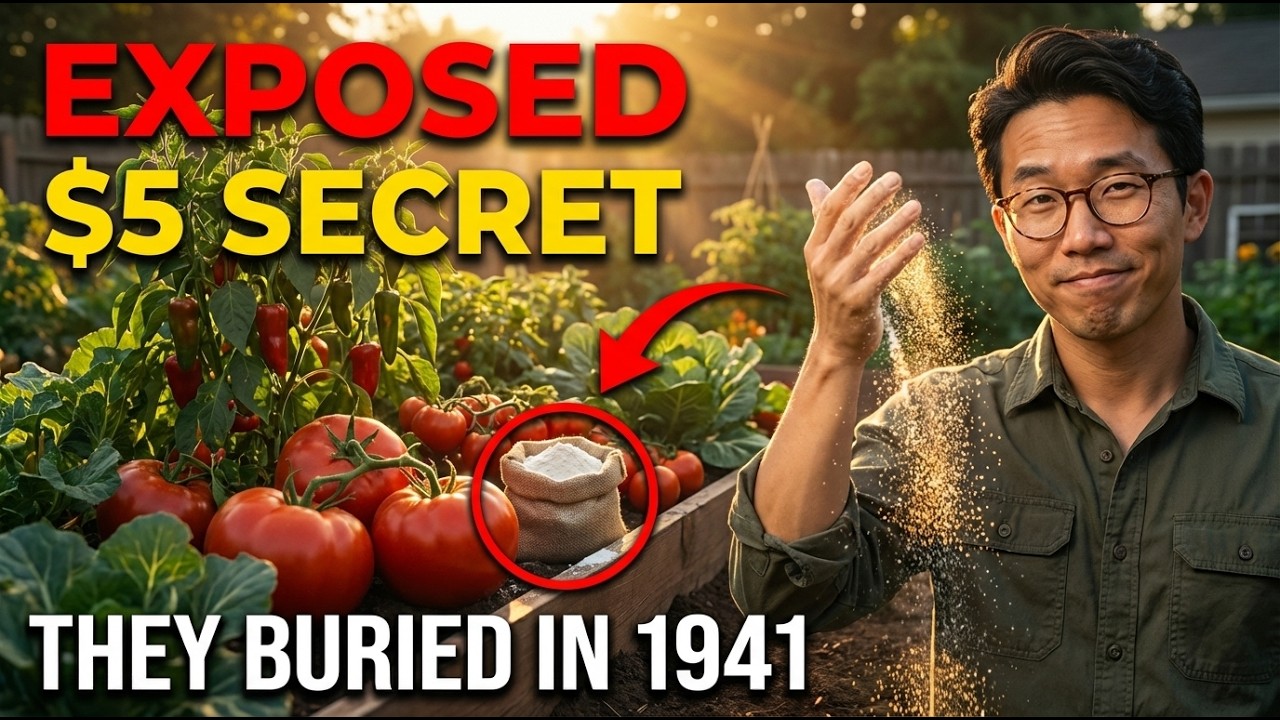 $5 Powder TRIPLES Any Garden — EXPOSED 1941. Fertilizer Giants Prayed You'd FORGET