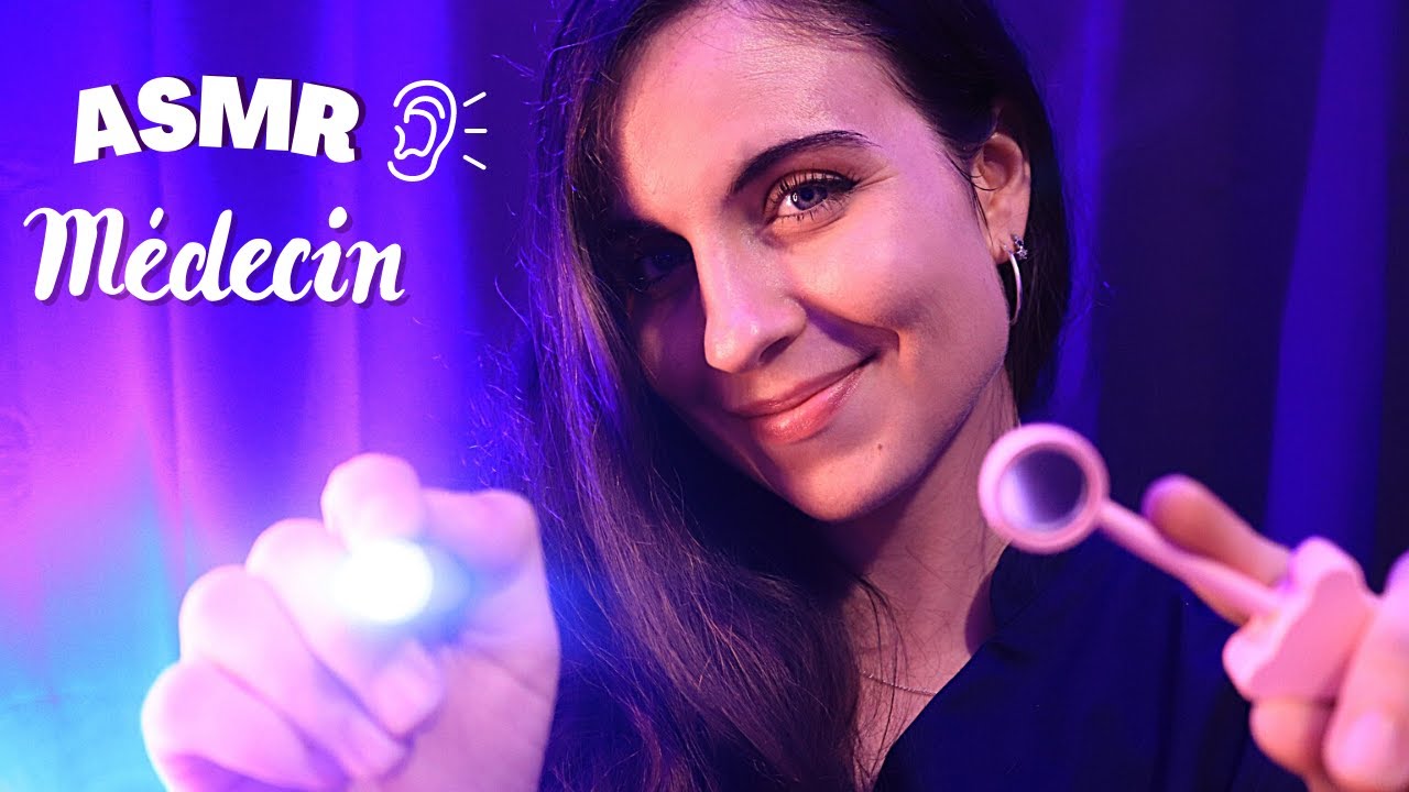 ASMR | ROLEPLAY MEDECIN ORL : Examen de tes oreilles 👂🏻 (tests auditifs, nettoyage, massage)