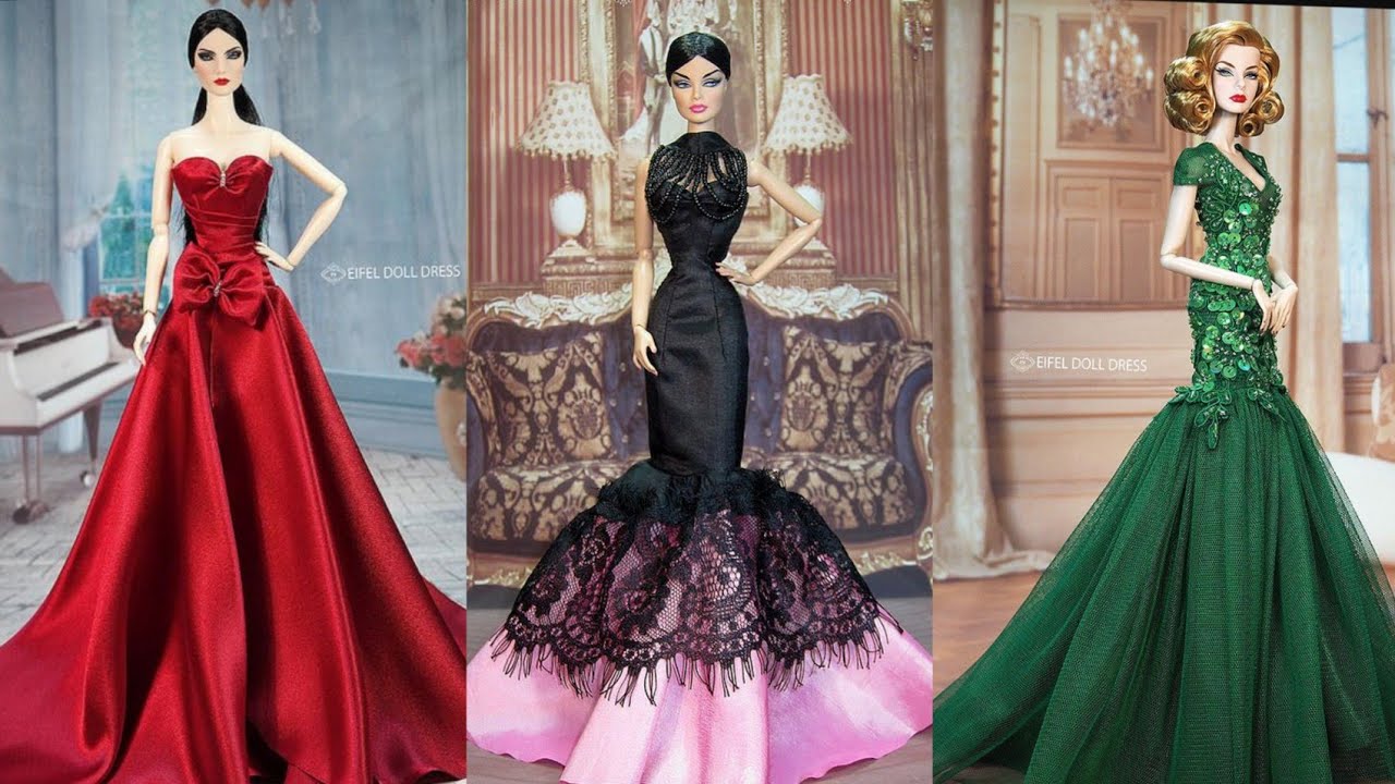 Cómo Hacer Vestidos para Muñecas faciles. Ropa para Barbies