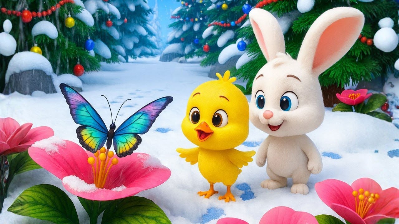 Duck and Bunny With 🌸 | Cute Bunny’s Magical Butterfly Adventure