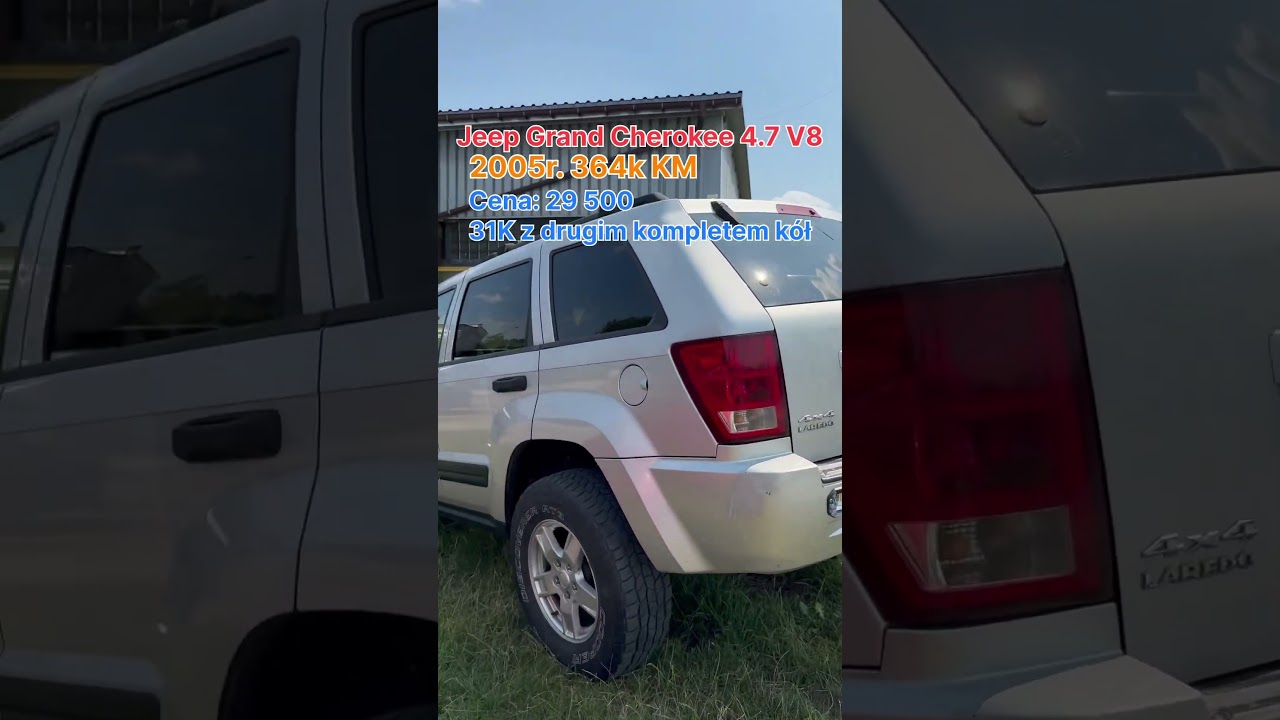 Jeep Grand Cherokee 4.7 V8, przystosowany do ciężkich zadań w terenie ;) #samochody #jeep #offroad