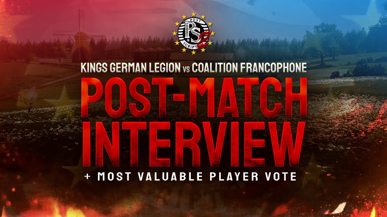 Coalition Francophone VS Kings German Legion - Post Match Interview & MVP - Semi-Finals Match 2