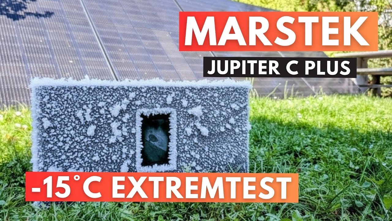 MARSTEK JUPITER C PLUS bei -15°C laden ? LiFePO4 - Akku mit Spezialchemie im Wintertest