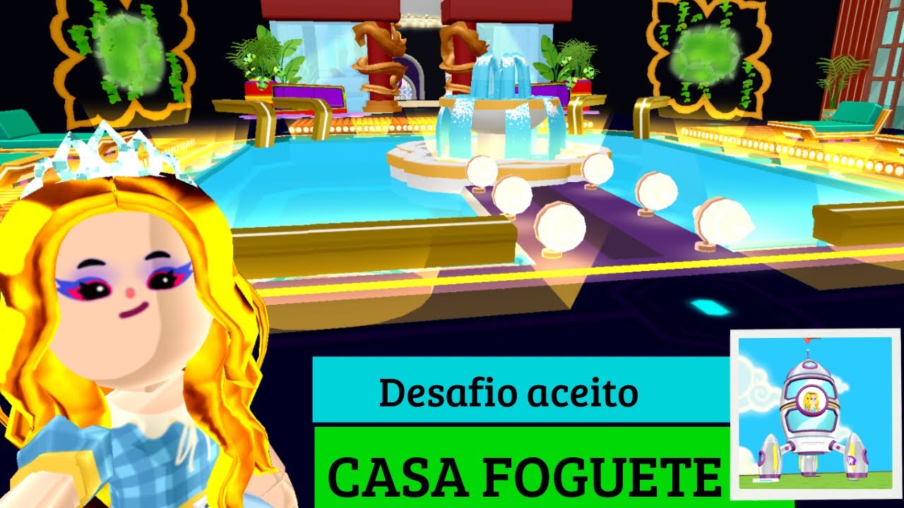 Decorei a Casa Foguete no PKXD | 3 Andares, 400 Itens e um Grande Desafio!