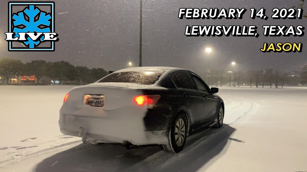 February 14, 2021 • Historic Snow Storm Continues in DFW Metro (LIVE from Jason Cooley)