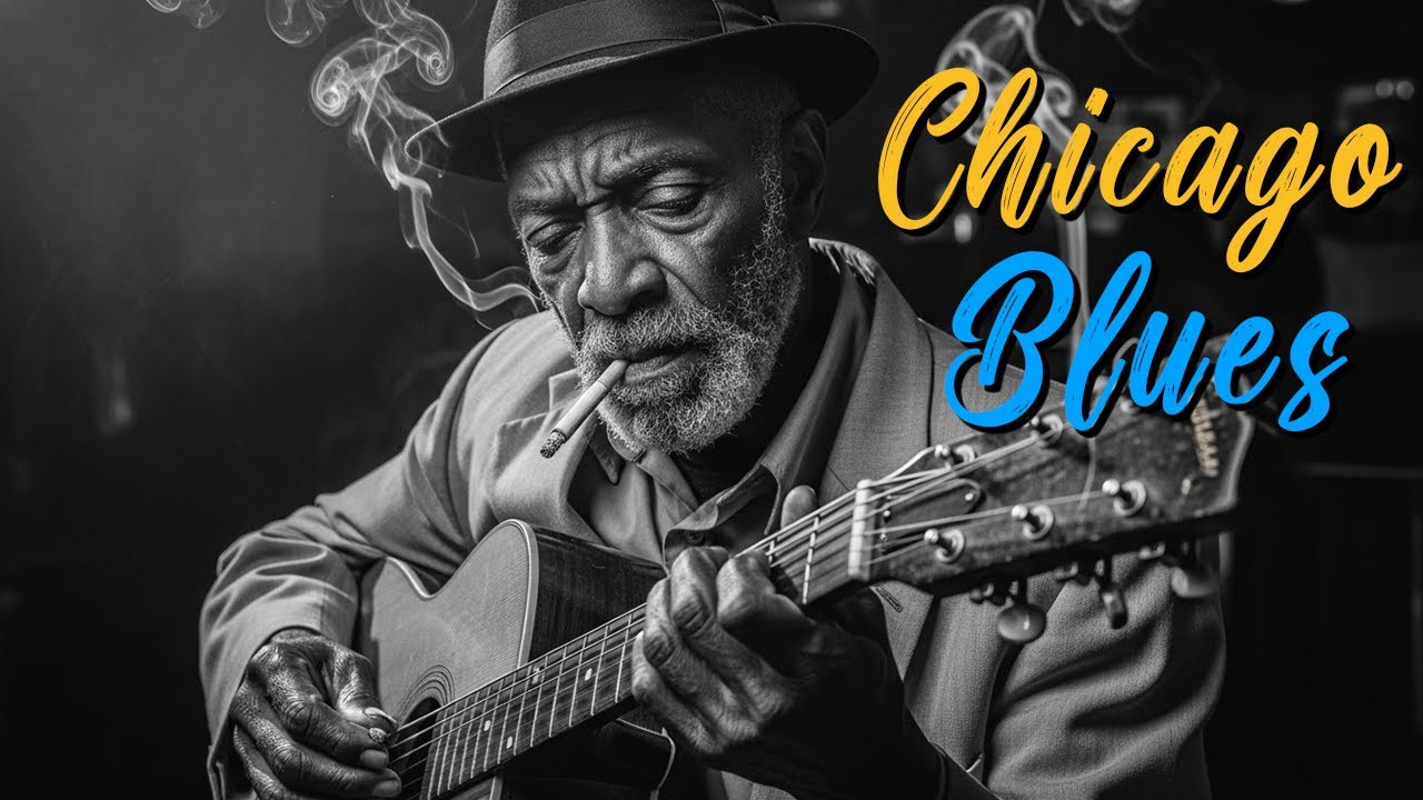 🌉 Michigan Avenue Chicago Blues for Magnificent Mile Walks | Midnight Blues Voice
