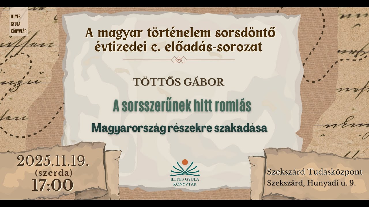 ifj. Töttős Gábor - A sorsszerűnek hitt romlás