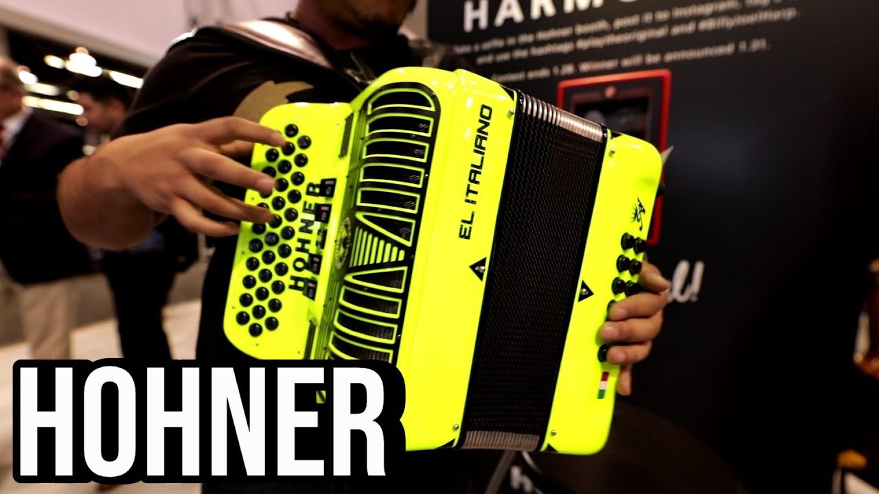 Los nuevos acordeones de HOHNER! - El Italiano III - NAMM Show 2019